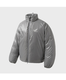 H-Tech Non Quilting Shorts Padded Down Jacket Charcoal
