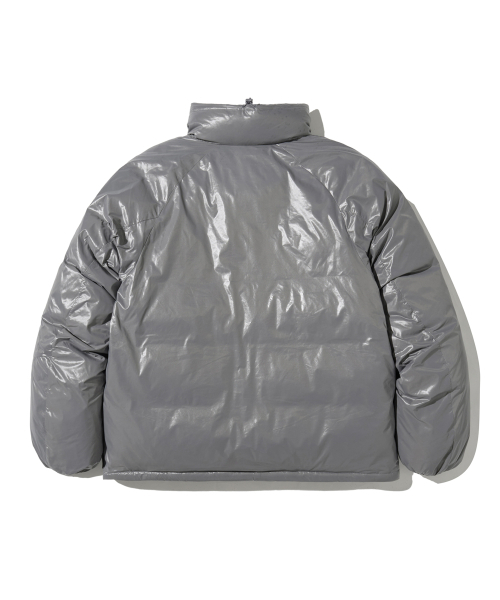 PHYPS MOTORCYCLE(フィップスモーターサイクル)の「H-Tech Non Quilting Shorts Padded Down Jacket Charcoal(ダウンジャケット/コート・レディース・その他・SMALL/MEDIUM/LARGE/X-LARGE)」の3枚目の写真
