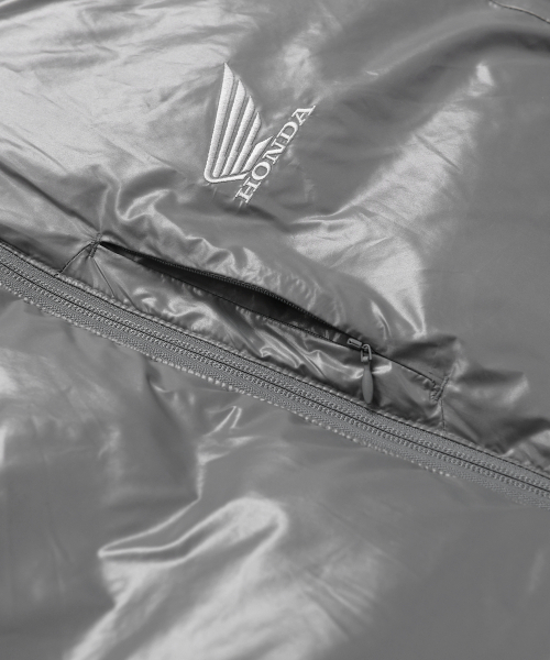 PHYPS MOTORCYCLE(フィップスモーターサイクル)の「H-Tech Non Quilting Shorts Padded Down Jacket Charcoal(ダウンジャケット/コート・レディース・その他・SMALL/MEDIUM/LARGE/X-LARGE)」の16枚目の写真