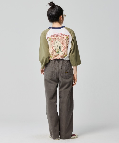 KRIFF MAYER Lady's Collection（クリフメイヤーレディースコレクション）の「【綿100％】ユーズド風カラーパンツ（その他パンツ・レディース・チャコール/ライトグリーン/ライトグレー/イエロー・MEDIUM/LARGE）」の13枚目の写真