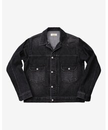 sortie（ソルティ）の「Cone denim Trucker Jacket (Black)（デニムジャケット）」
