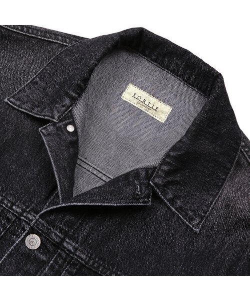 sortie(ソルティ)の「Cone denim Trucker Jacket (Black)(デニムジャケット・メンズ・その他・MEDIUM/LARGE/X-LARGE)」の3枚目の写真