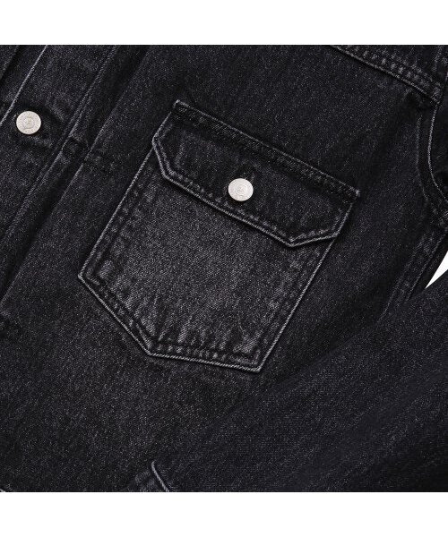 sortie(ソルティ)の「Cone denim Trucker Jacket (Black)(デニムジャケット・メンズ・その他・MEDIUM/LARGE/X-LARGE)」の4枚目の写真