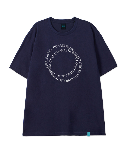 ASTRAL PROJECTION（アストラルプロジェクション）の「[ダブルリング]コットンルーズフィット半袖Tシャツ_スペースネイビー（Tシャツ/カットソー・メンズ・その他・LARGE/MEDIUM/X-LARGE/XX-LARGE）」の2枚目の写真