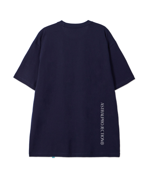 ASTRAL PROJECTION（アストラルプロジェクション）の「[ダブルリング]コットンルーズフィット半袖Tシャツ_スペースネイビー（Tシャツ/カットソー・メンズ・その他・LARGE/MEDIUM/X-LARGE/XX-LARGE）」の3枚目の写真