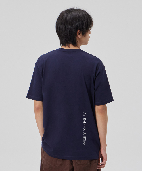 ASTRAL PROJECTION（アストラルプロジェクション）の「[ダブルリング]コットンルーズフィット半袖Tシャツ_スペースネイビー（Tシャツ/カットソー・メンズ・その他・LARGE/MEDIUM/X-LARGE/XX-LARGE）」の4枚目の写真