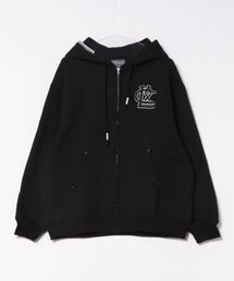 chillax（チラックス）の「【CHILLAX】 CHILLAXワンポイントロゴジップアップパーカー（パーカー）」