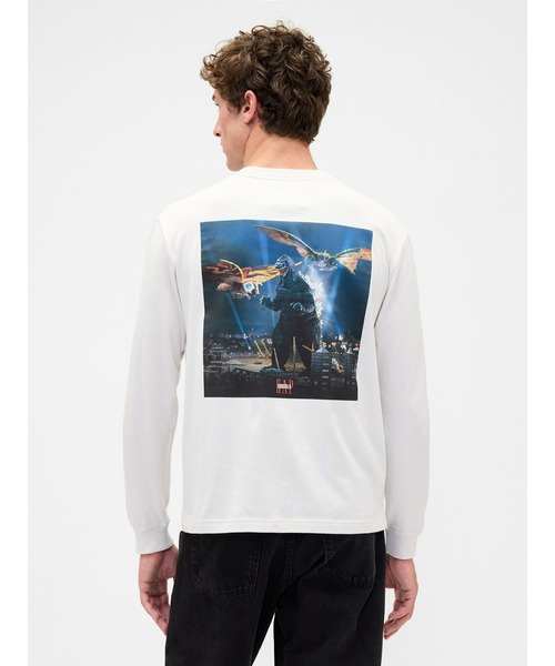 GAP(ギャップ)の「ゴジラ グラフィック GAPロゴ Tシャツ(Tシャツ/カットソー・メンズ・ネイビー/ホワイト/ブラック/グレー・XL/L/M/S/XS)」の2枚目の写真