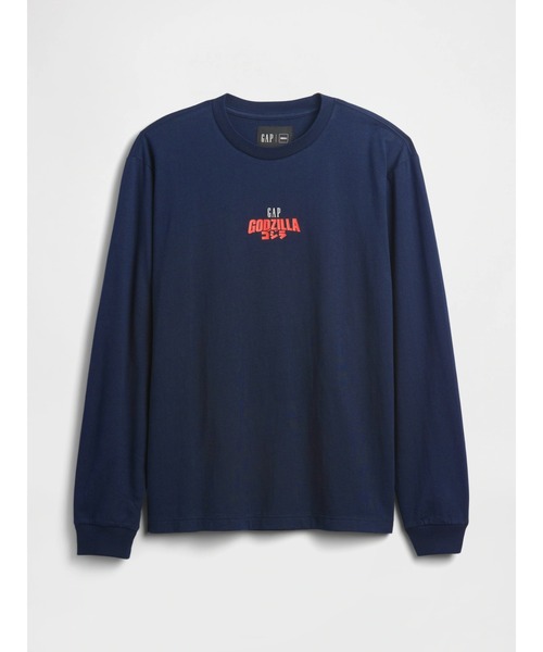 GAP(ギャップ)の「ゴジラ グラフィック GAPロゴ Tシャツ(Tシャツ/カットソー・メンズ・ネイビー/ホワイト/ブラック/グレー・XL/L/M/S/XS)」の7枚目の写真