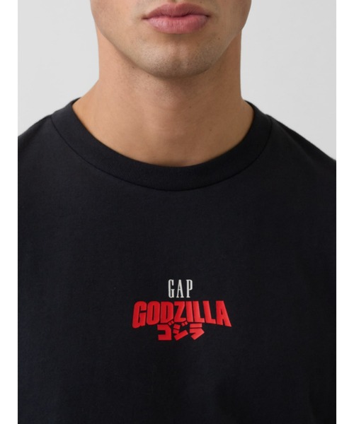 GAP(ギャップ)の「ゴジラ グラフィック GAPロゴ Tシャツ(Tシャツ/カットソー・メンズ・ネイビー/ホワイト/ブラック/グレー・XL/L/M/S/XS)」の15枚目の写真