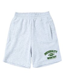 TRIPSHION（トリップション）の「RUGBY VARSITY LOGO スウェットハーフパンツ - ホワイト（その他パンツ）」