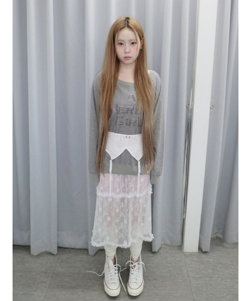 HETIT(ヘティ)の「ピュアレースロングドレス(ホワイト)(ワンピース・レディース・その他・FREE)」の6枚目の写真