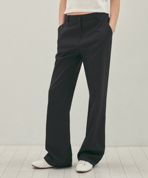 Semi Regular Non-tuck Pin Stripe Slacks_CTB553(Brown)