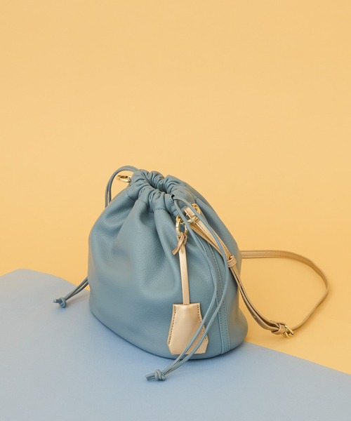 AMERICAN HOLIC(アメリカンホリック)の「【ZOZO限定】3WAY巾着ショルダーバッグ(ショルダーバッグ・レディース・グレイッシュベージュ/ブラック/ブルー・FREE)」の9枚目の写真