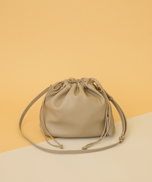 AMERICAN HOLIC(アメリカンホリック)の「【ZOZO限定】3WAY巾着ショルダーバッグ(ショルダーバッグ・レディース・グレイッシュベージュ/ブラック/ブルー・FREE)」の10枚目の写真