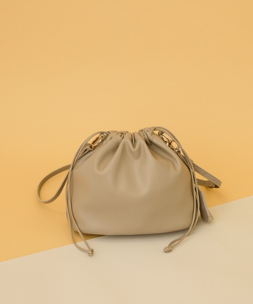 AMERICAN HOLIC(アメリカンホリック)の「【ZOZO限定】3WAY巾着ショルダーバッグ(ショルダーバッグ・レディース・グレイッシュベージュ/ブラック/ブルー・FREE)」の22枚目の写真