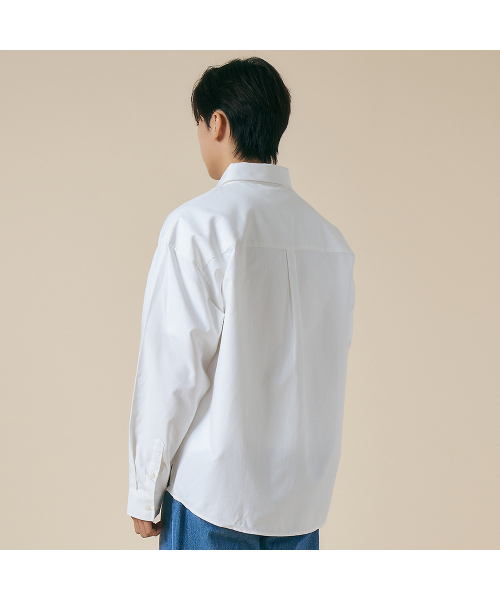 LXT（エルエックスティー）の「オックスフォードソリッドポケットオーバーシャツ[ホワイト]（シャツ/ブラウス・メンズ・その他・1(M)/2(L)/3(XL)）」の16枚目の写真