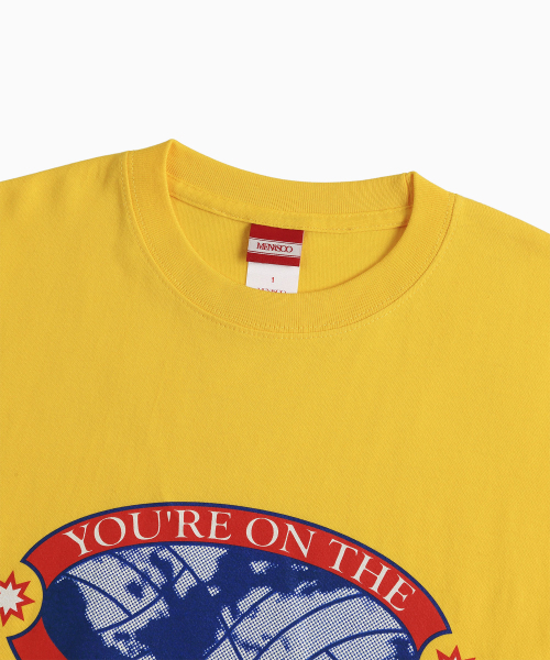 MENASOO(ミナス)の「Right Track T Shirt_Yellow(Tシャツ/カットソー・レディース・イエロー・1/2/3)」の4枚目の写真