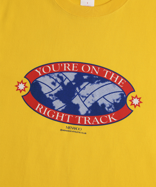 MENASOO(ミナス)の「Right Track T Shirt_Yellow(Tシャツ/カットソー・レディース・イエロー・1/2/3)」の5枚目の写真