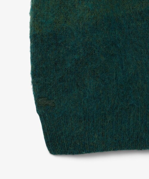 LACOSTE(ラコステ)の「シャンタコランドスケープジャカードセーター(ニット/セーター・メンズ・グリーン・5/3/4/2)」の6枚目の写真