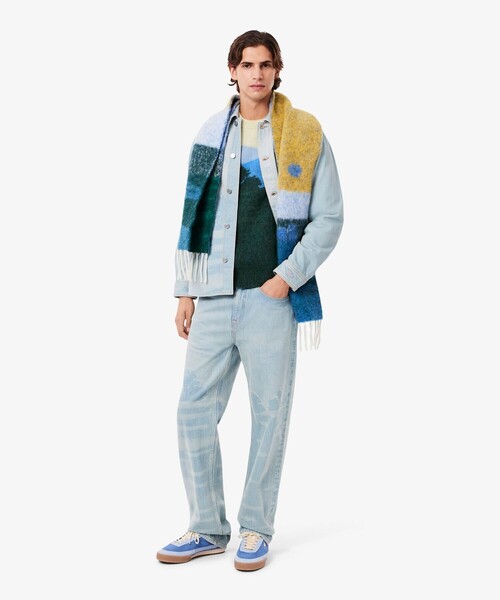 LACOSTE(ラコステ)の「シャンタコランドスケープジャカードセーター(ニット/セーター・メンズ・グリーン・5/3/4/2)」の7枚目の写真