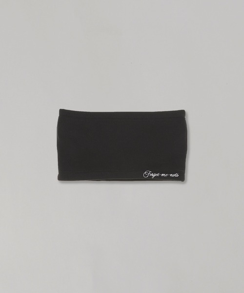 forget-me-nots(フォーゲットミーノッツ)の「RIB BANDEAU BRA FMN-24SS-CS-006(その他トップス・レディース・ブラック/グレー・FREE)」の3枚目の写真