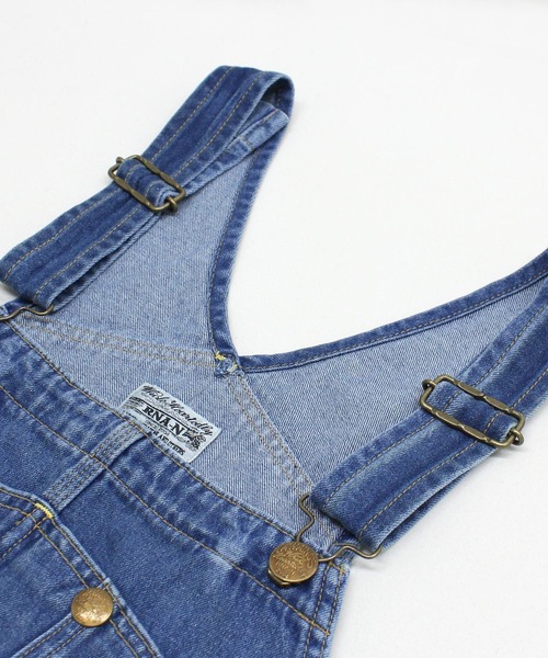 RNA-N（アールエヌエーエヌ）の「O0750 オーセンティックデニムオーバーオール（サロペット/オーバーオール・レディース・ブルー系その他・FREE）」の3枚目の写真