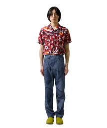 GREEDILOUS（グリディアス）の「Red Cut Out 02 PANTS（デニムパンツ）」