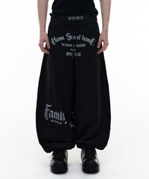 Op. 08 SWEET FAMILY BALLOON SWEAT PANTS BLACK