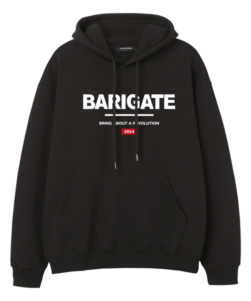 BARIGATE(バリゲート)の「シグネチャーロゴフードパーカー (BLS014) ブラック(パーカー・レディース・その他・MEDIUM/LARGE/X-LARGE)」の1枚目の写真