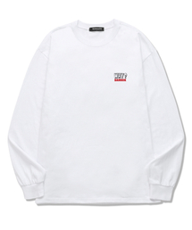 BARIGATE（バリゲート）の「WHY DAMHIK ロングスリーブ (BLS029) ホワイト（Tシャツ/カットソー）」