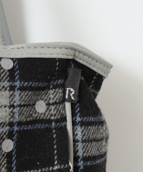 ROOTOTE(ルートート)の「ROOTOTE ドット&チェックフェルトランチトート(トートバッグ・レディース・ブラック系その他/レッド系その他・FREE)」の13枚目の写真
