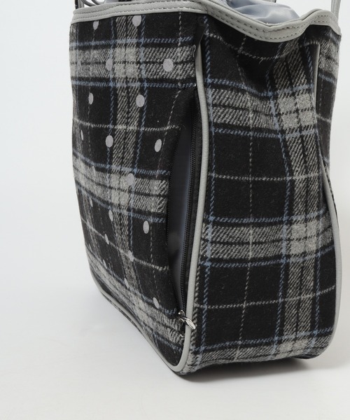 ROOTOTE(ルートート)の「ROOTOTE ドット&チェックフェルトランチトート(トートバッグ・レディース・ブラック系その他/レッド系その他・FREE)」の17枚目の写真