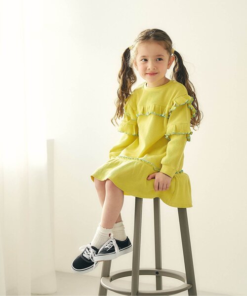 apres les cours（アプレレクール）の「ワンポイント刺繍クルーソックス（ソックス/靴下・キッズ・レッド/ブラック/サックスブルー/アイボリー・12/15 /18/21）」の6枚目の写真