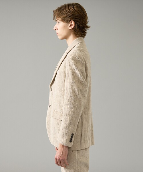 ABAHOUSE（アバハウス）の「【セットアップ対応】シャーリング コーデュロイ イージースラックス（セットアップ・メンズ・ブラック/ライトベージュ・44/46/48/50）」の6枚目の写真