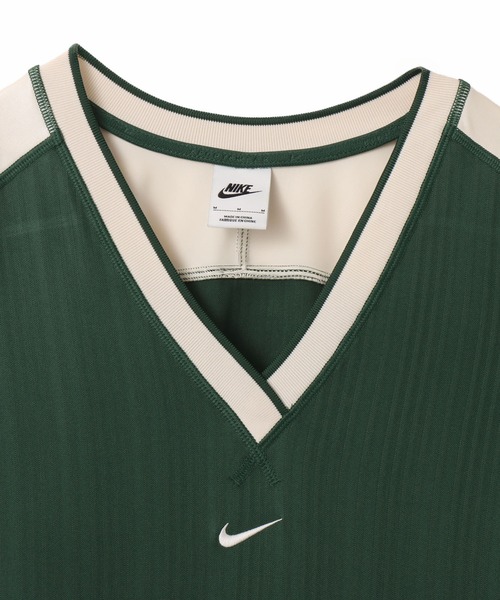 NIKE（ナイキ）の「NIKE AS W NSW JERSEY TUNIC MOD / ナイキ ウィメンズ NSW ジャージー チュニック モッド 【SP】（ジャージ・レディース・ブラック/グリーン・S/L/M）」の4枚目の写真