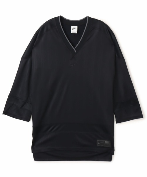 NIKE（ナイキ）の「NIKE AS W NSW JERSEY TUNIC MOD / ナイキ ウィメンズ NSW ジャージー チュニック モッド 【SP】（ジャージ・レディース・ブラック/グリーン・S/L/M）」の13枚目の写真