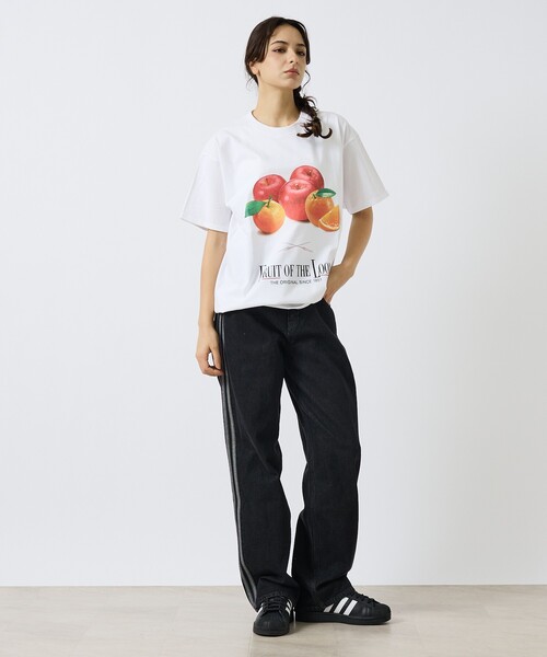 FRUIT OF THE LOOM(フルーツオブザルーム)の「【RADIO EVA"THE 30"】C011 EVANGELION FRUITS T-Shirt by FRUIT OF THE LOOM/フルーツプリント(Tシャツ/カットソー・メンズ・パープル/イエロー/レッド・S/M/L/XL)」の4枚目の写真