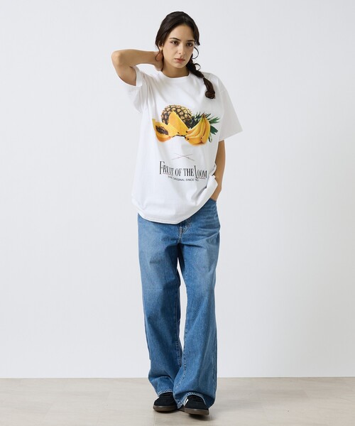 FRUIT OF THE LOOM(フルーツオブザルーム)の「【RADIO EVA"THE 30"】C011 EVANGELION FRUITS T-Shirt by FRUIT OF THE LOOM/フルーツプリント(Tシャツ/カットソー・メンズ・パープル/イエロー/レッド・S/M/L/XL)」の13枚目の写真