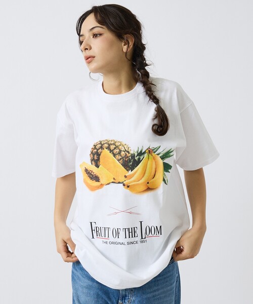 FRUIT OF THE LOOM(フルーツオブザルーム)の「【RADIO EVA"THE 30"】C011 EVANGELION FRUITS T-Shirt by FRUIT OF THE LOOM/フルーツプリント(Tシャツ/カットソー・メンズ・パープル/イエロー/レッド・S/M/L/XL)」の14枚目の写真
