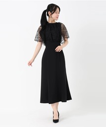 STRAWBERRY-FIELDS（ストロベリーフィールズ）の「レース×ダブルクロス_レースドッキングマーメイドワンピース（ワンピース）」