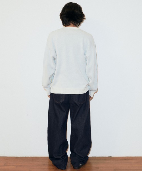 MAHAGRID(マハグリッド)の「mahagrid 『mahagrid/マハグリッド』 Strange Puppy Knit Set/ストレンジパピーニットセット(ニット/セーター・レディース・チャコールグレー/アイボリー・S/M/L)」の13枚目の写真