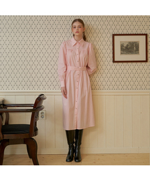 ILLUSTRIS ILLUSION（イルストリスイルージョン）の「ピンクハートシャツワンピース（ワンピース）」