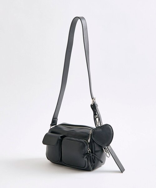 セール】ハートポーチ付きショルダーバッグ（ショルダーバッグ