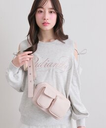 OLIVE des OLIVE | 【WEB限定/500mlペットボトル収納可】ハートポーチ付きショルダーバッグ(ショルダーバッグ)