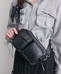 OLIVE des OLIVE | 【WEB限定/500mlペットボトル収納可】ハートポーチ付きショルダーバッグ(ショルダーバッグ)