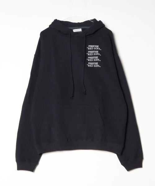 PRESTIGE APPAREL(プレステージアパレル)の「PRESTIGE APPAREL RED SOFA HOODIE(パーカー・メンズ・ネイビー・LARGE)」の1枚目の写真