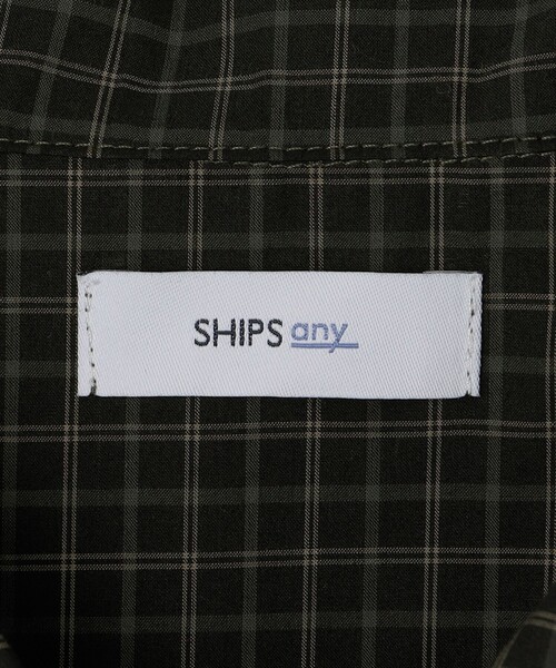SHIPS any(シップス エニィ)の「SHIPS any:〈洗濯機可能〉マイクロ チェック リング スナップボタン コーチ シャツ◇(シャツ/ブラウス・メンズ・ブラック/オリーブ/ダークグレー・LARGE/MEDIUM)」の17枚目の写真