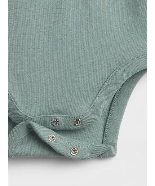 GAP(ギャップ)の「はじめてのお気に入り オーガニックコットン100% ボディスーツ (ベビー)(ロンパース・キッズ・ホワイト/グリーン/ライトブルー/ブルー・80cm/90cm/70cm/60cm/50cm)」の10枚目の写真
