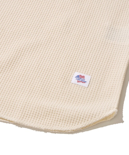 JEMORGAN（ジェーイーモーガン）の「【JEMORGAN / ジェイモーガン】ワッフル ヘンリーネック 7分袖 ラグランTシャツ / サーマル カットソー（Tシャツ/カットソー・メンズ・ブラック/ホワイト/ナチュラル/杢グレー・LARGE/MEDIUM/X-LARGE）」の16枚目の写真